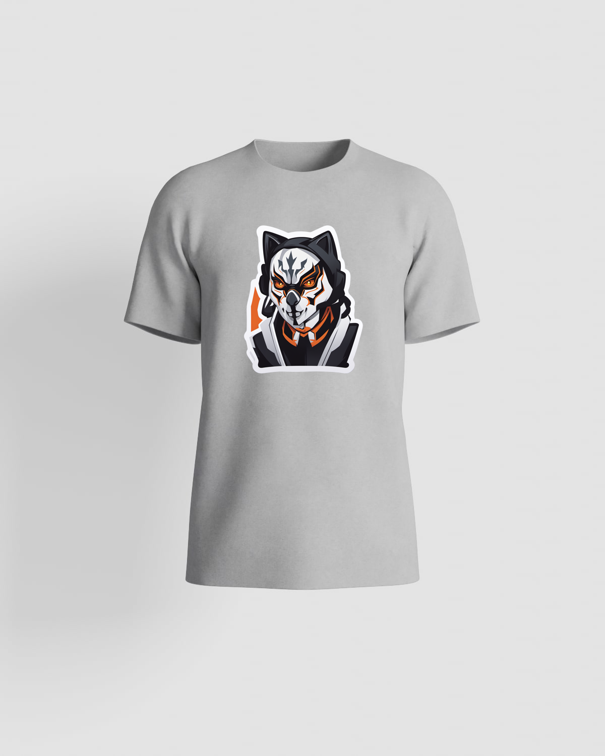 Grey T-Shirt with Bold Graphic 59