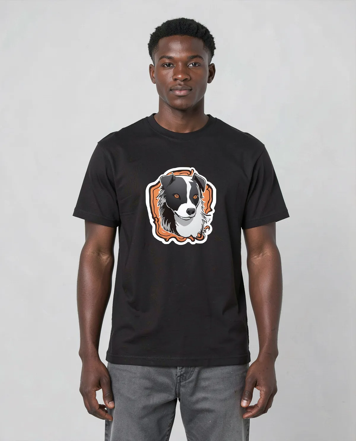 Black T-Shirt with Signature Logo 0