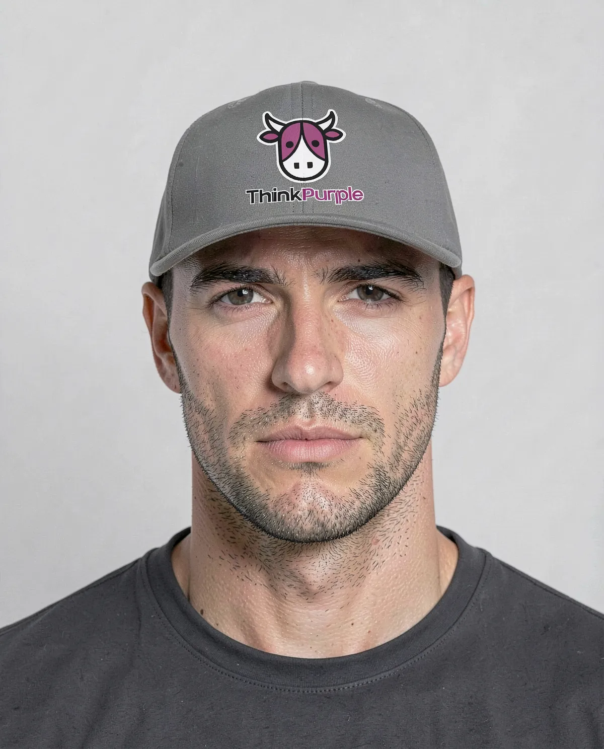 Grey Adjustable Cotton Cap 0