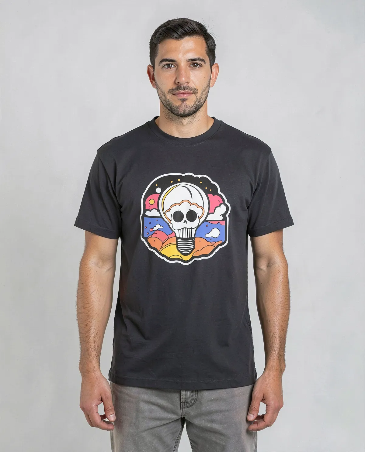 Black T-Shirt with Signature Logo 0