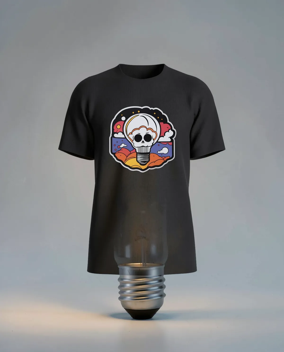 Black T-Shirt with Signature Logo 59