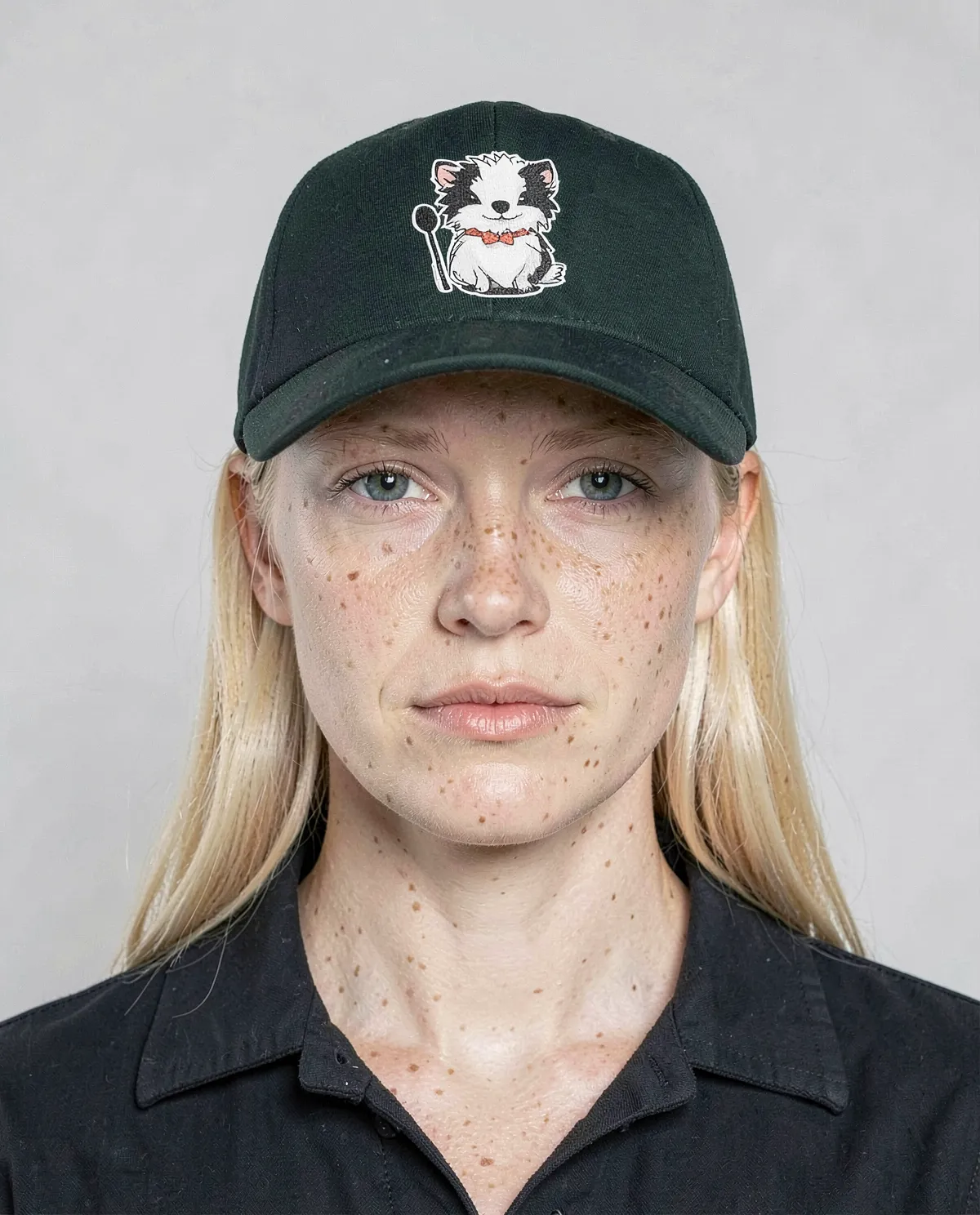 Green Eco-Friendly Cotton Cap with Velcro Closure