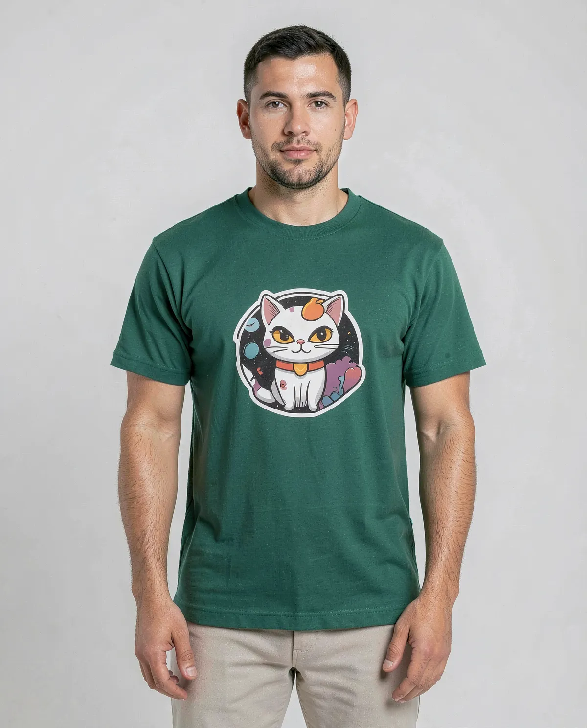Green Eco Sustainable T-Shirt with Modern Fit 0