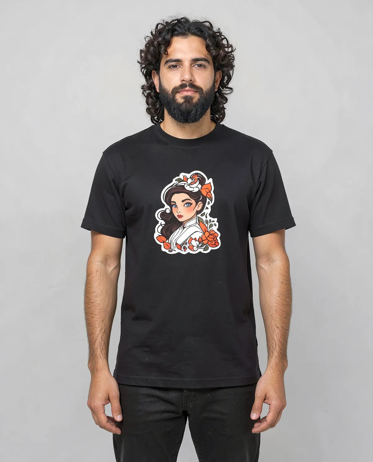 Black T-Shirt Classic Crew Neck 0