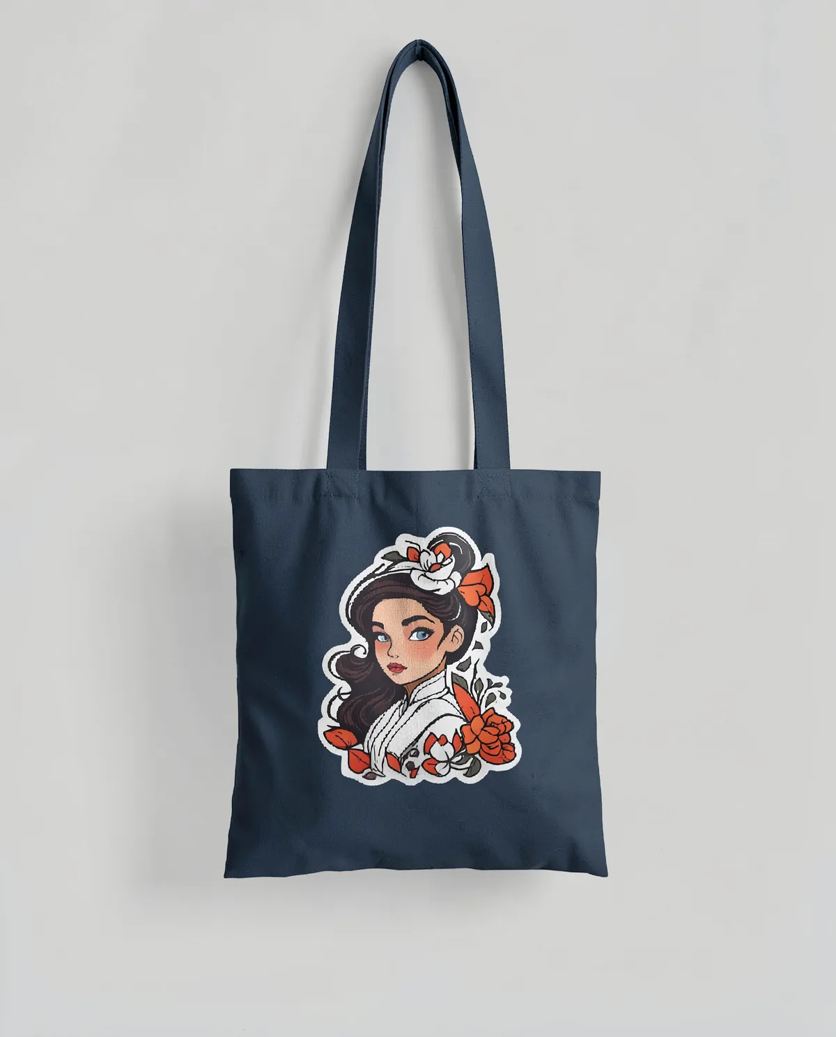 Customizable Cotton Tote Bag with 67cm Handles 0