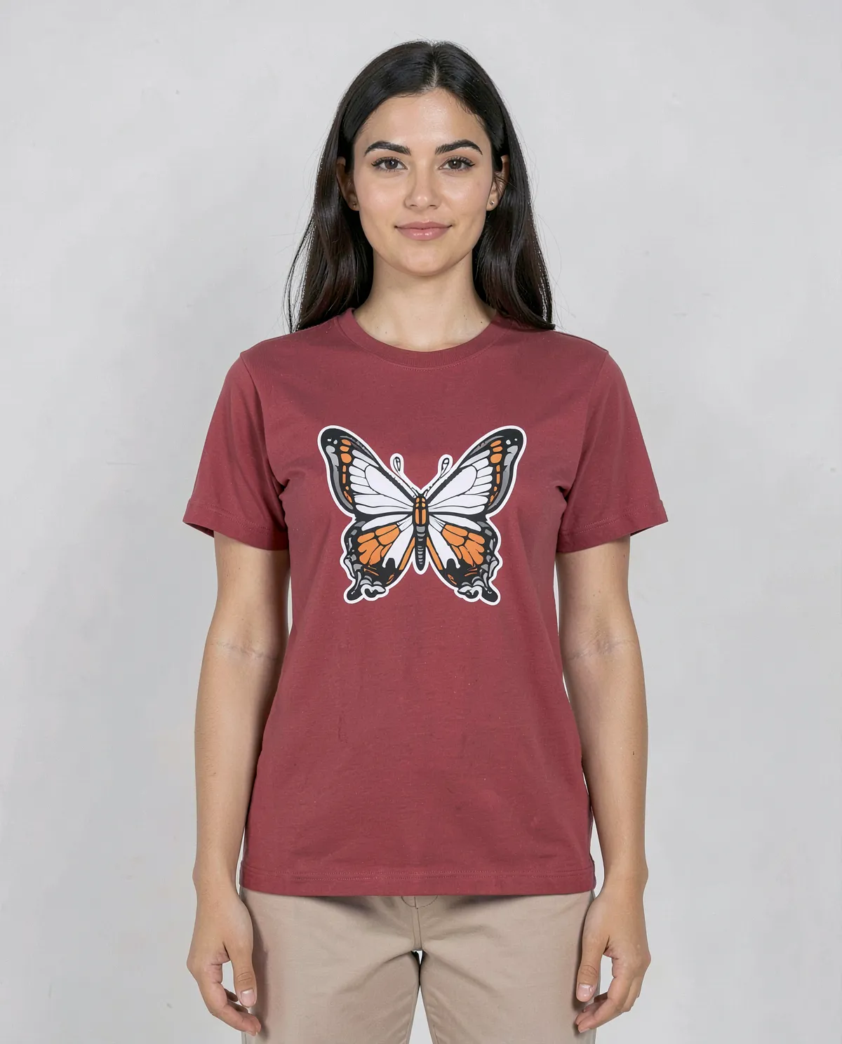 Red T-Shirt with Bold Graphic Print