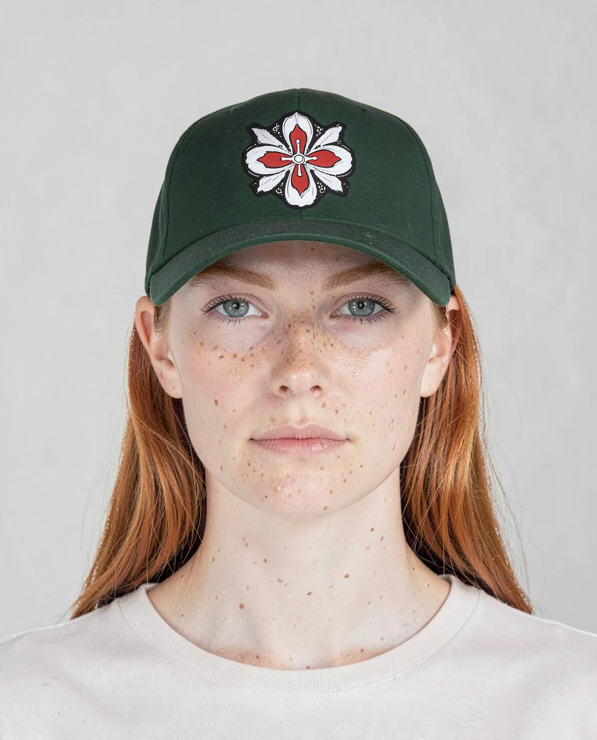 Green Cap with Adjustable Velcro Closure 0