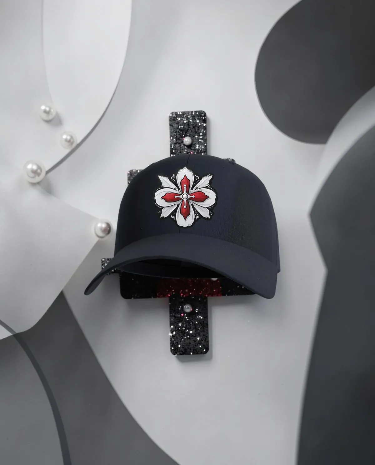 Navy 5-Panel Cotton Cap with Velcro Closure 59