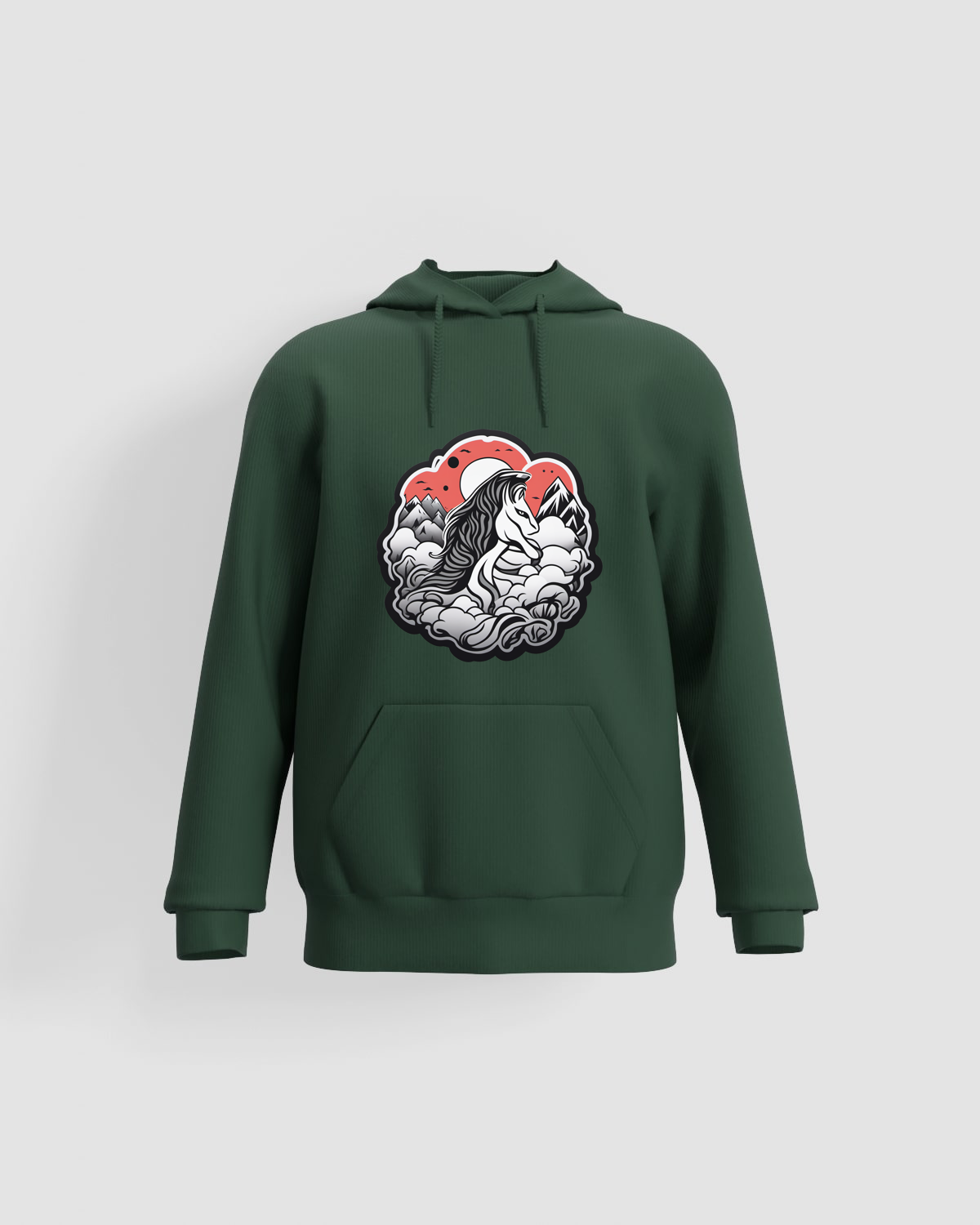 Green Unisex Organic Cotton Sweatshirt - Soft Eco-Friendly Comfort 59