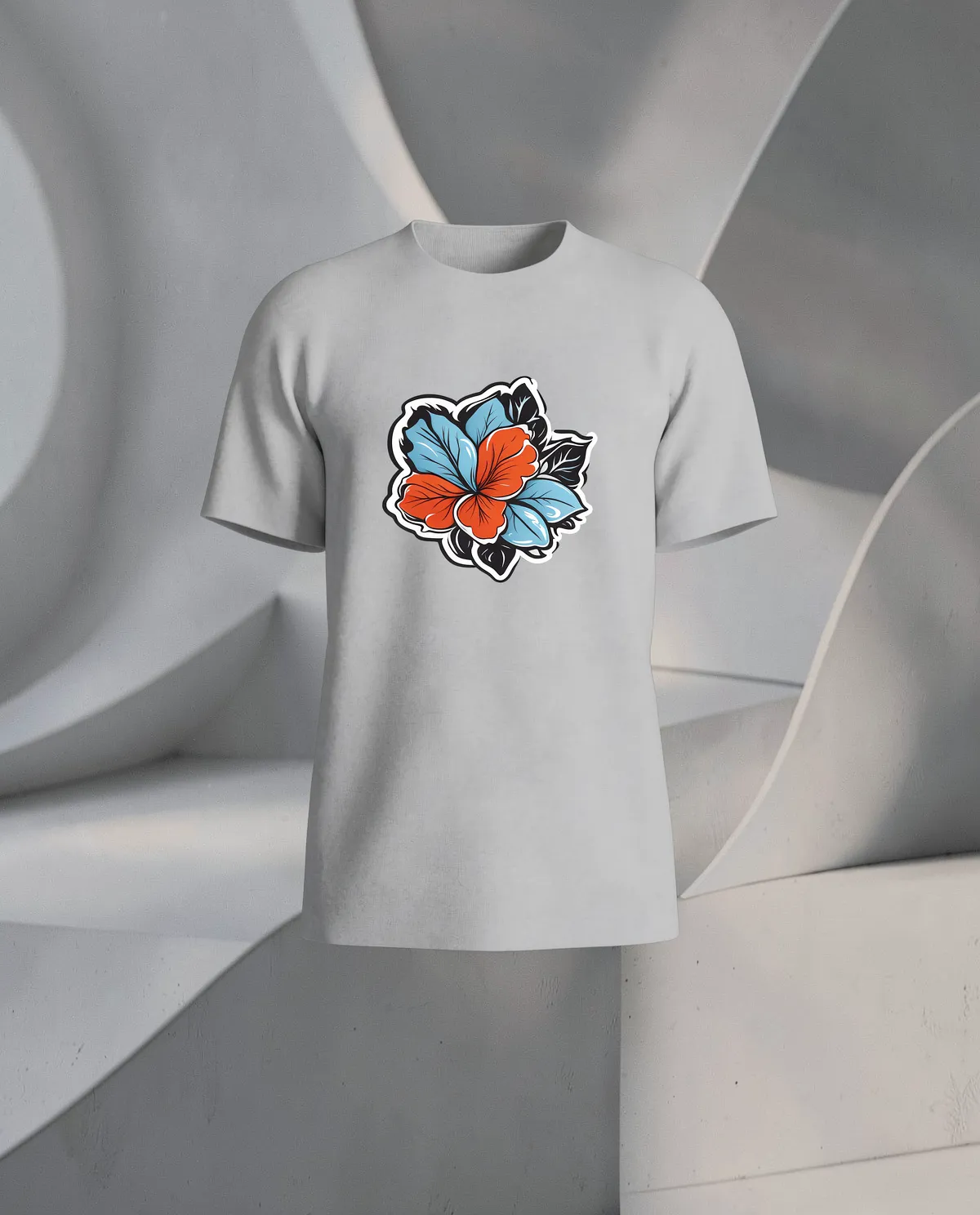 Grey Organic Cotton T-Shirt – Eco‑Sustainable Modern Fit 59