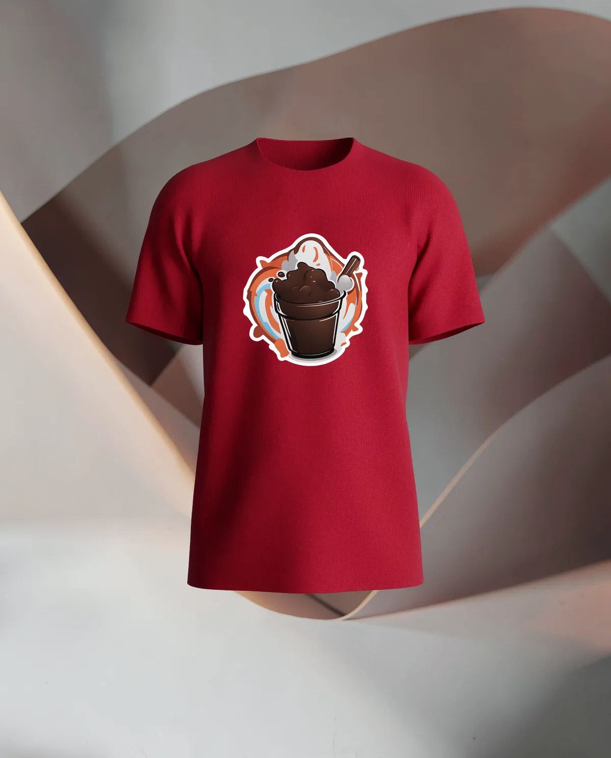 Vibrant Red T-Shirt – Modern Fit & Eco-Friendly Fabric 59
