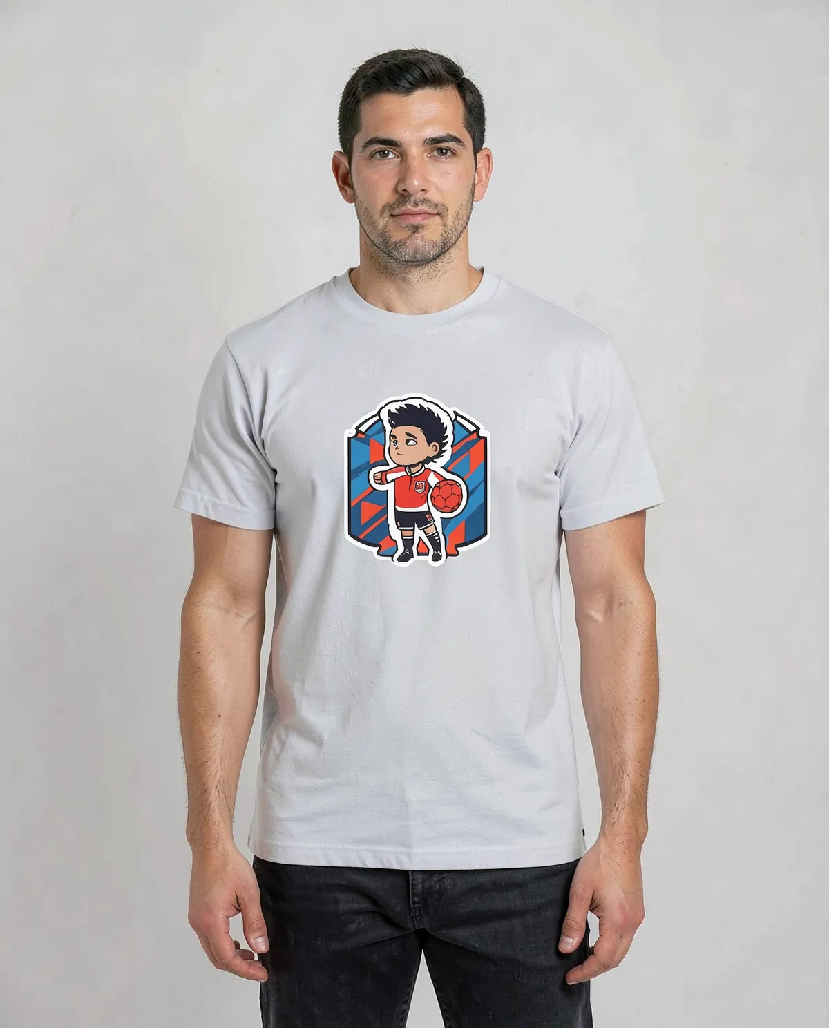 White Short Sleeve Crew Neck Organic Cotton T‑Shirt 0