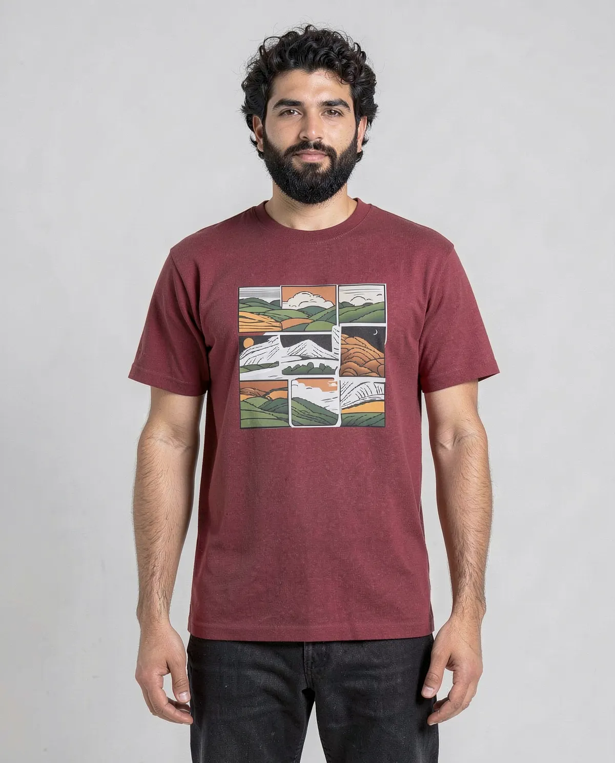 Red Organic T-Shirt – Modern Fit Crew Neck 0