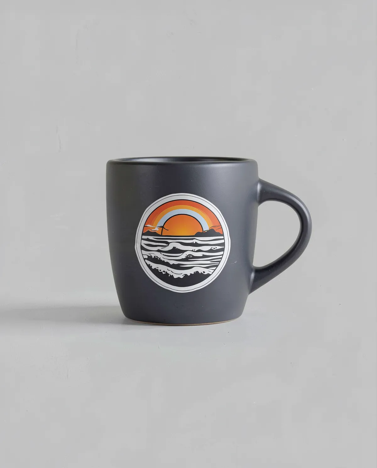 Matte Exterior Ceramic Mug with Glossy Interior 0