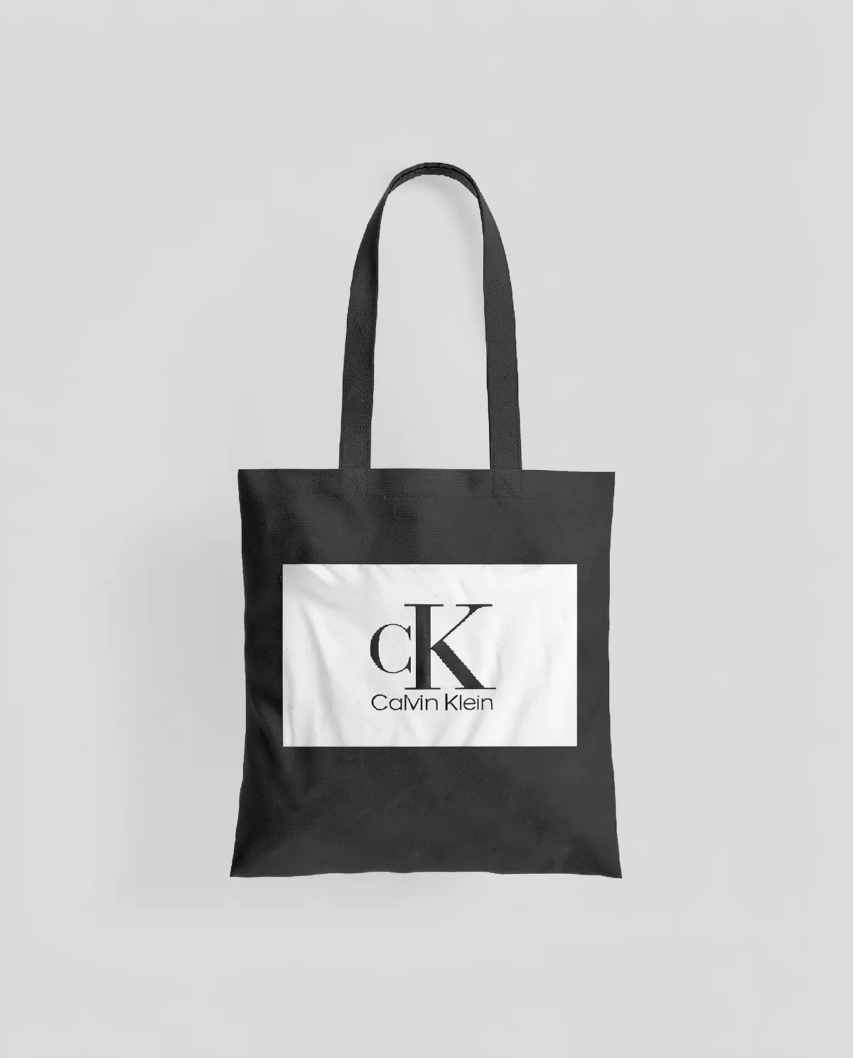 Cotton Tote Bag with Removable Label and Smooth Print Surface 0