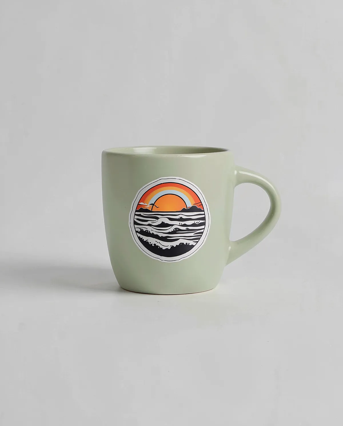 High-Quality Matte Ceramic Mug with Glossy Interior 0