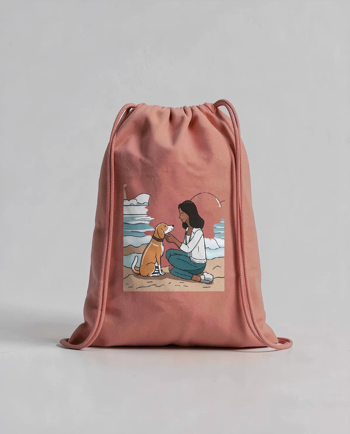 Custom Print Drawstring Bag – Smooth Fabric, Lightweight & Durable 0