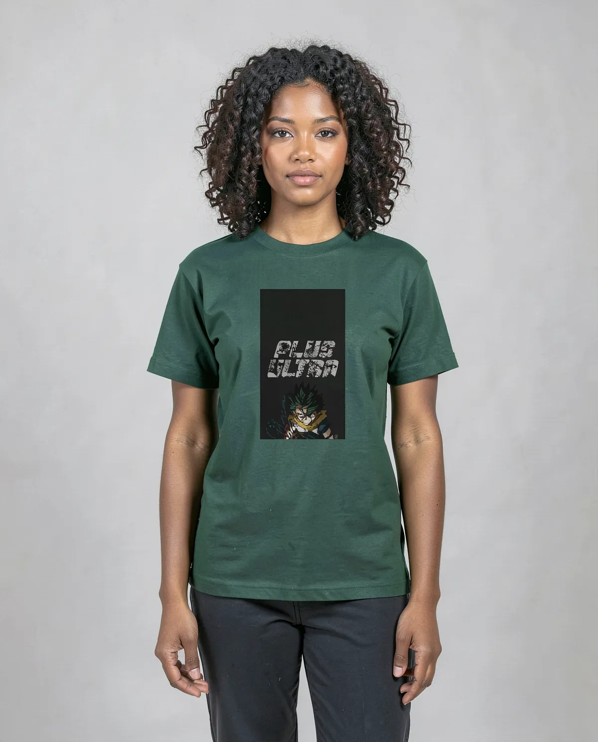 Green Eco‑Sustainable T‑Shirt with Minimalist Print 0