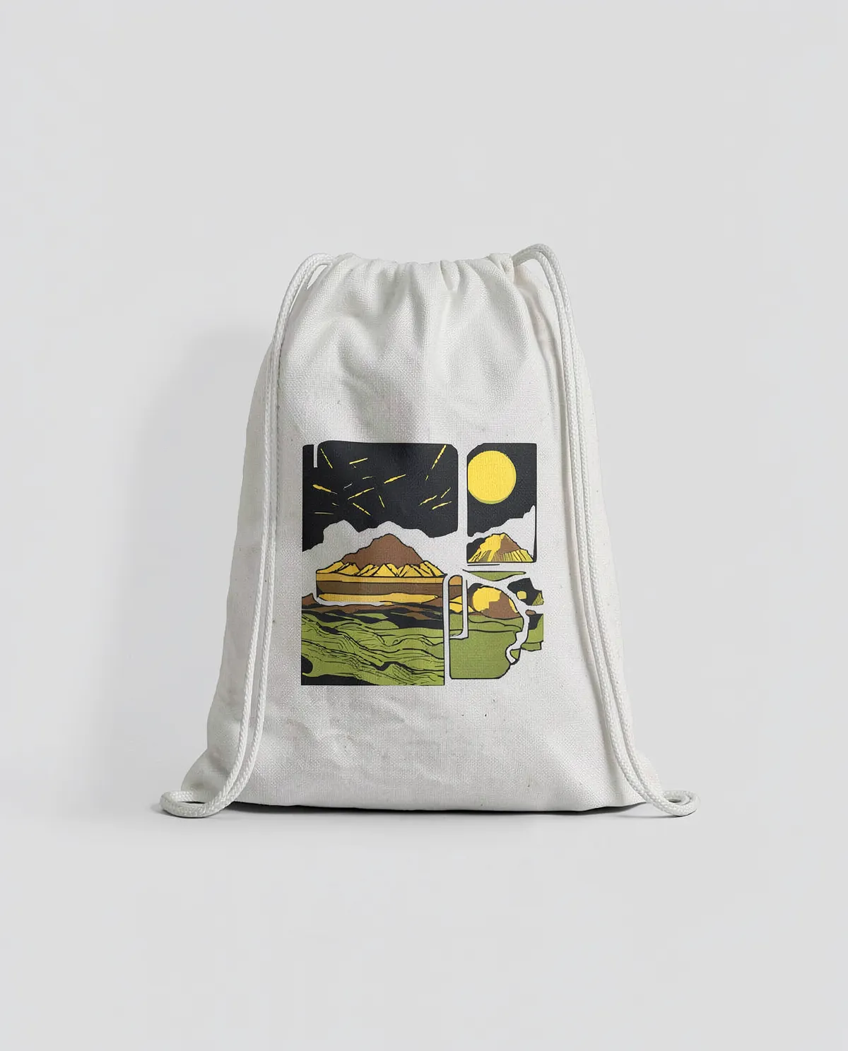 Custom Print‑Friendly Drawstring Bag – Lightweight Gym Tote 0