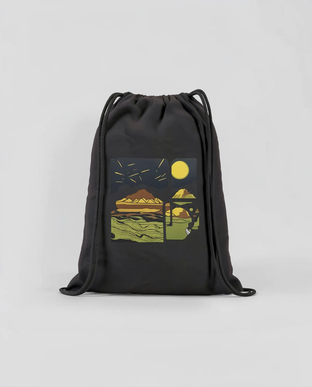 Customizable Lightweight Drawstring Bag – Smooth Print Surface 0