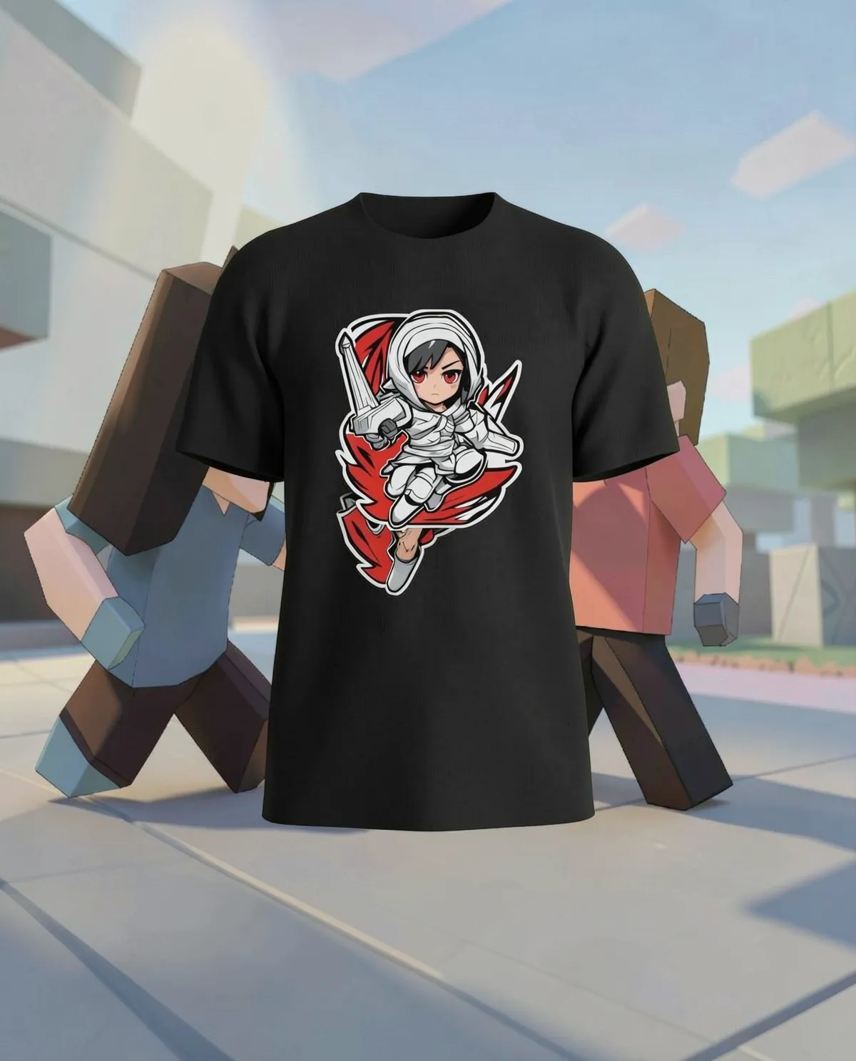 Custom Black T-Shirt – Bold Graphic Design 59