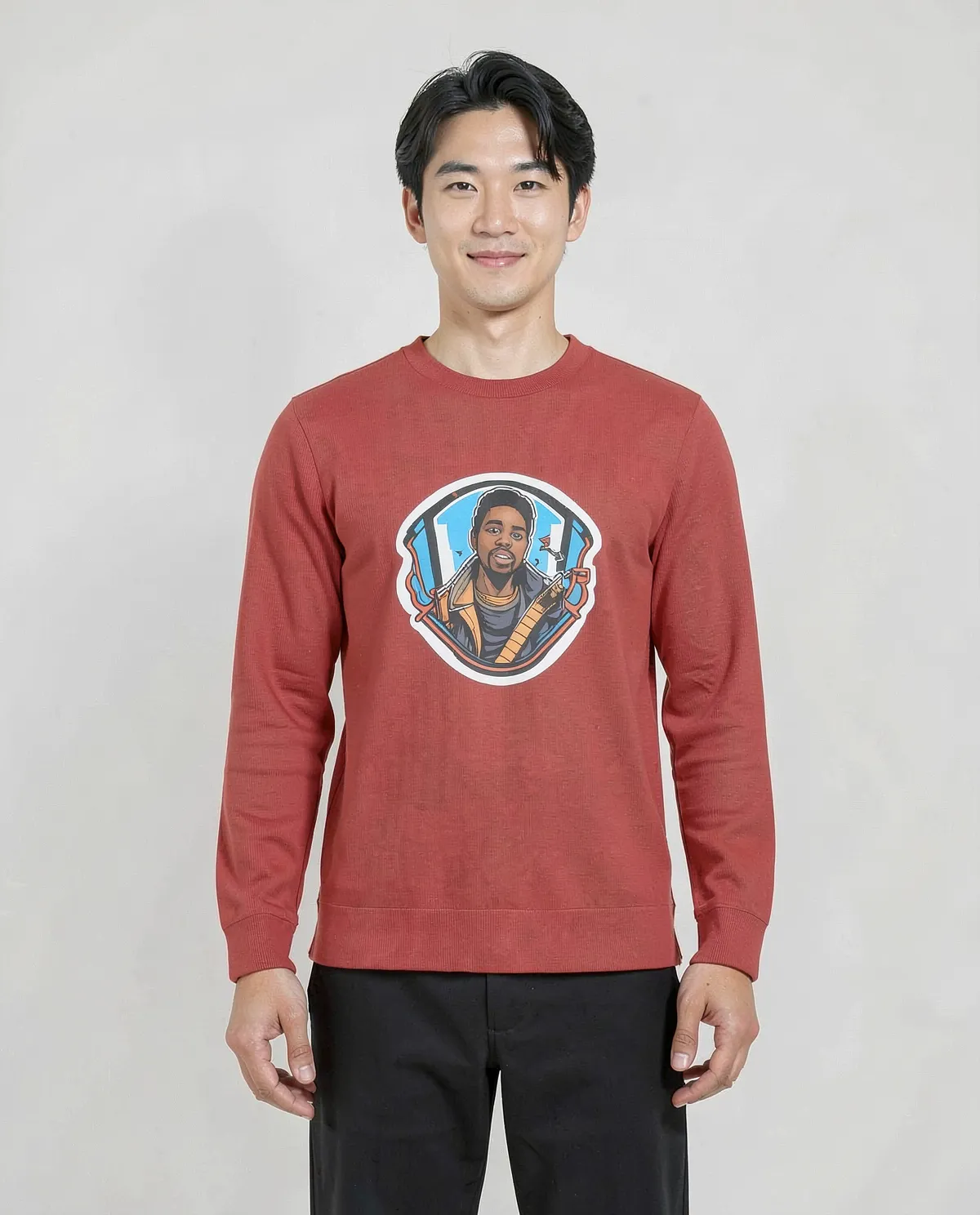 Red Sweatshirt – 100% Organic Cotton Comfort 0