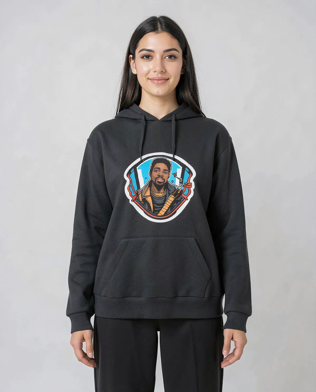 Black Unisex Sweatshirt – Premium Organic Cotton Comfort 0
