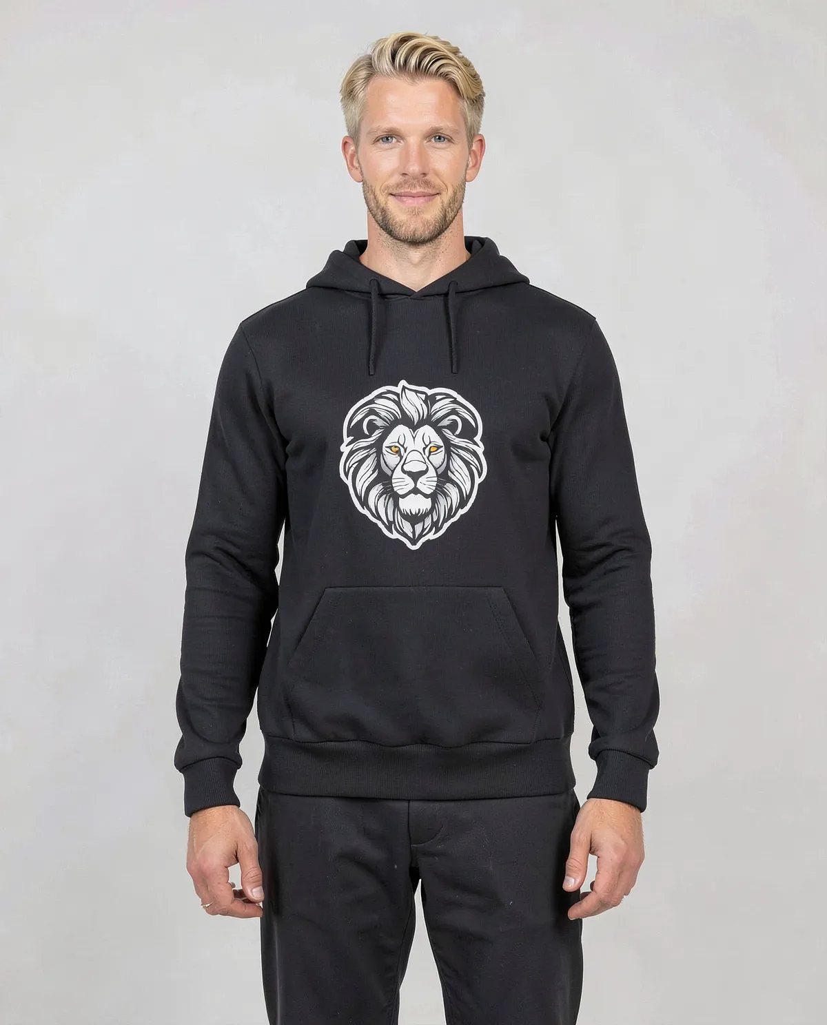 Black Unisex Sweatshirt Premium Organic Cotton Comfort 0