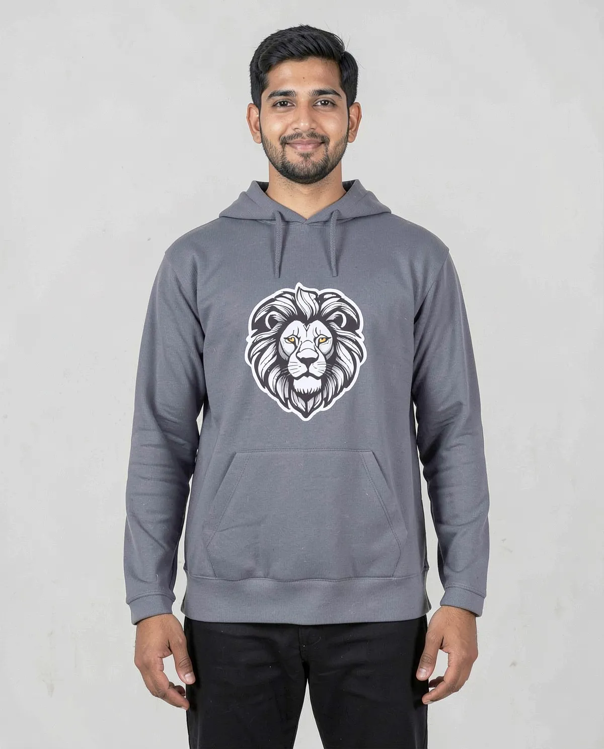 Grey Unisex Sweatshirt – 100% Cotton Comfort 0