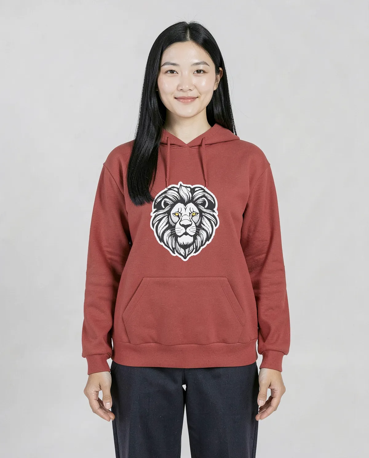 Red Organic Cotton Sweatshirt – Soft Comfort & Eco Style 0