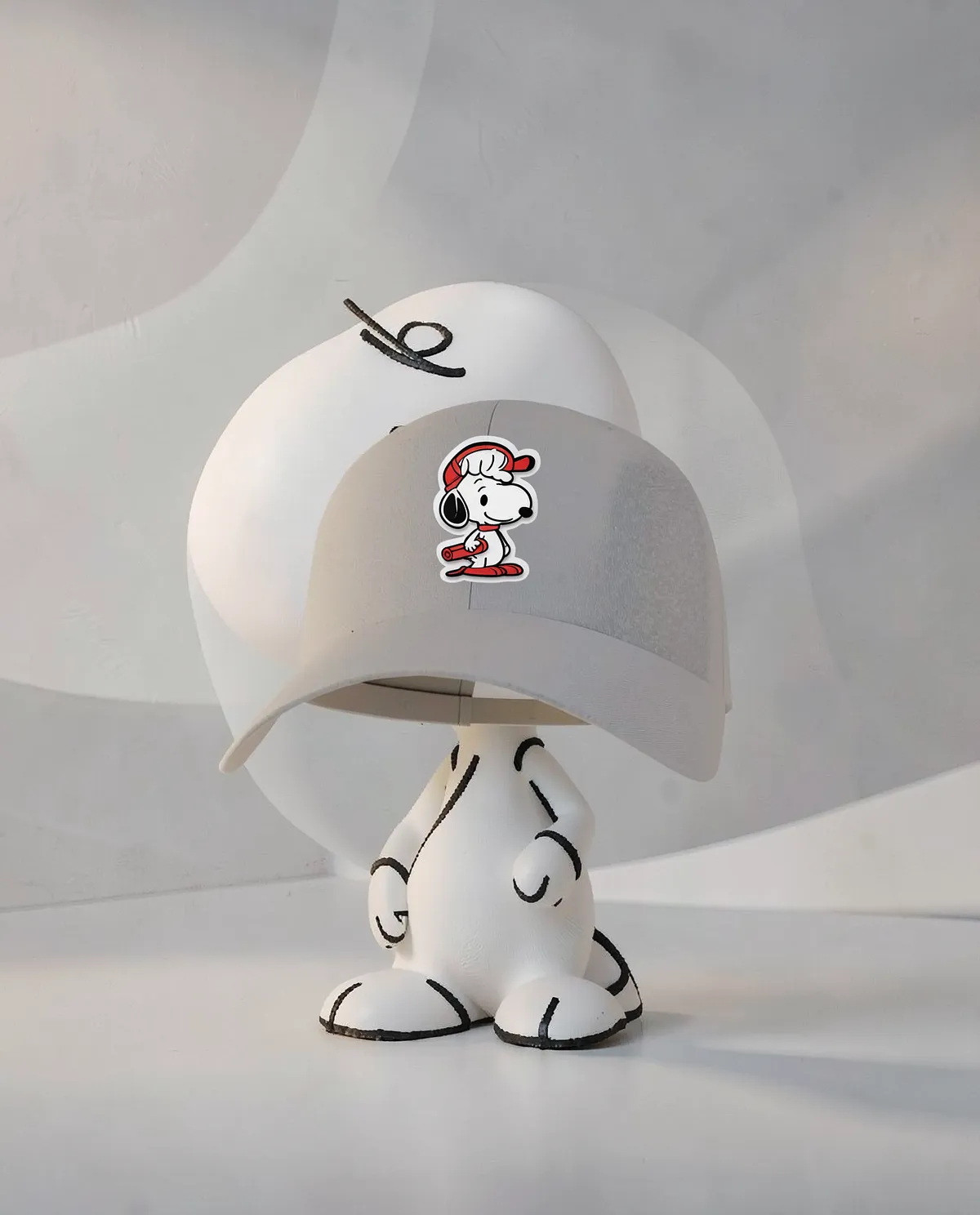 Grey Adjustable Cotton Cap with Velcro Closure 59