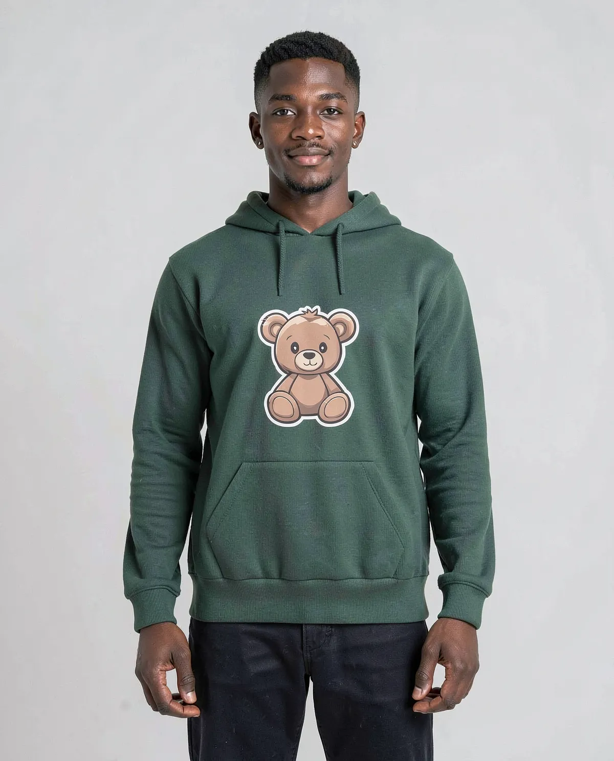 Green Unisex Organic Cotton Sweatshirt – Soft, Breathable Comfort