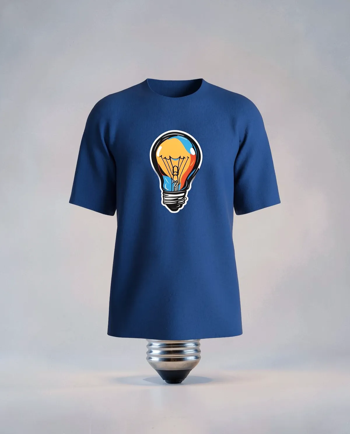 Blue Eco Sustainable T-Shirt with Modern Fit 59