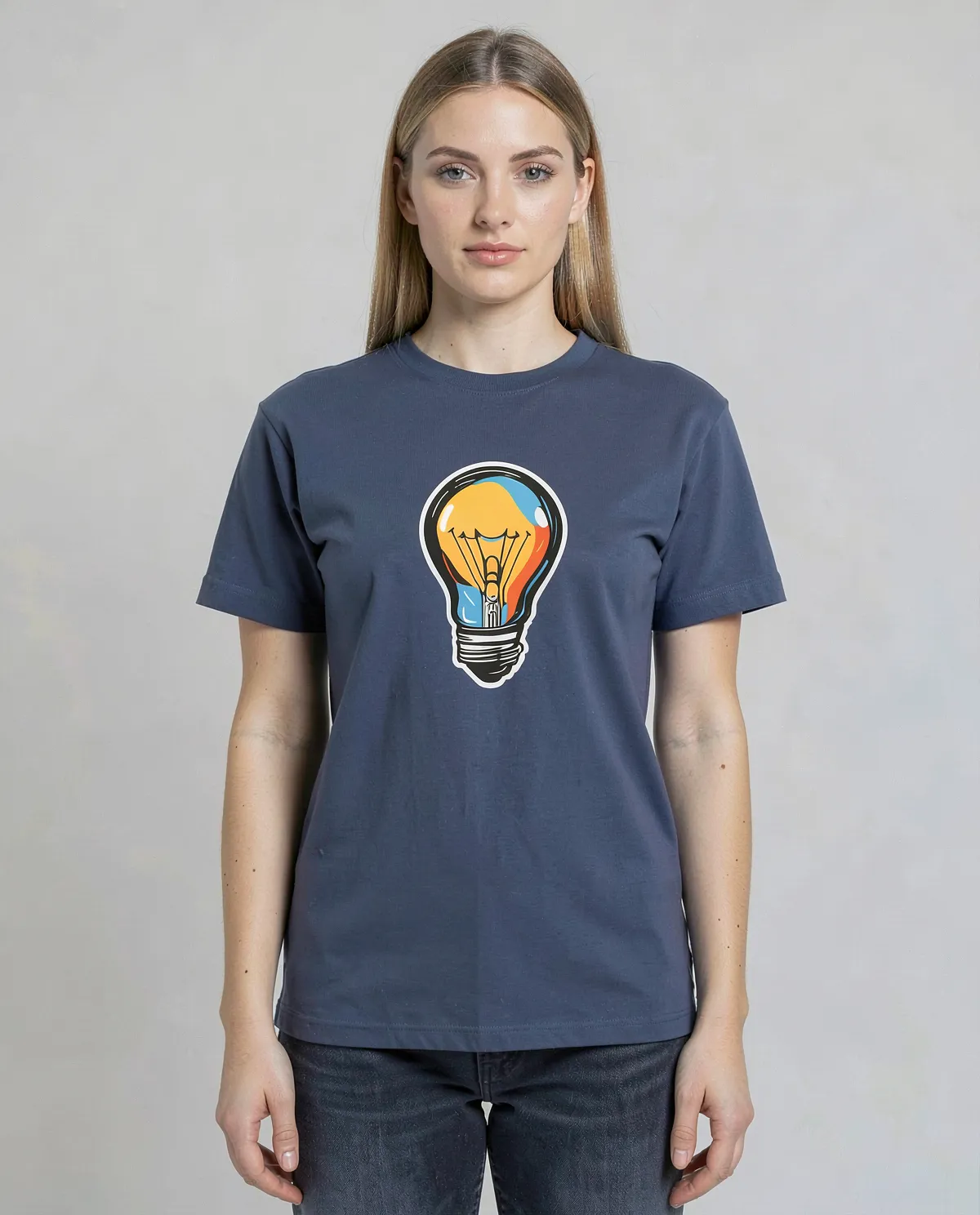 Blue Eco Sustainable T-Shirt with Modern Fit 0