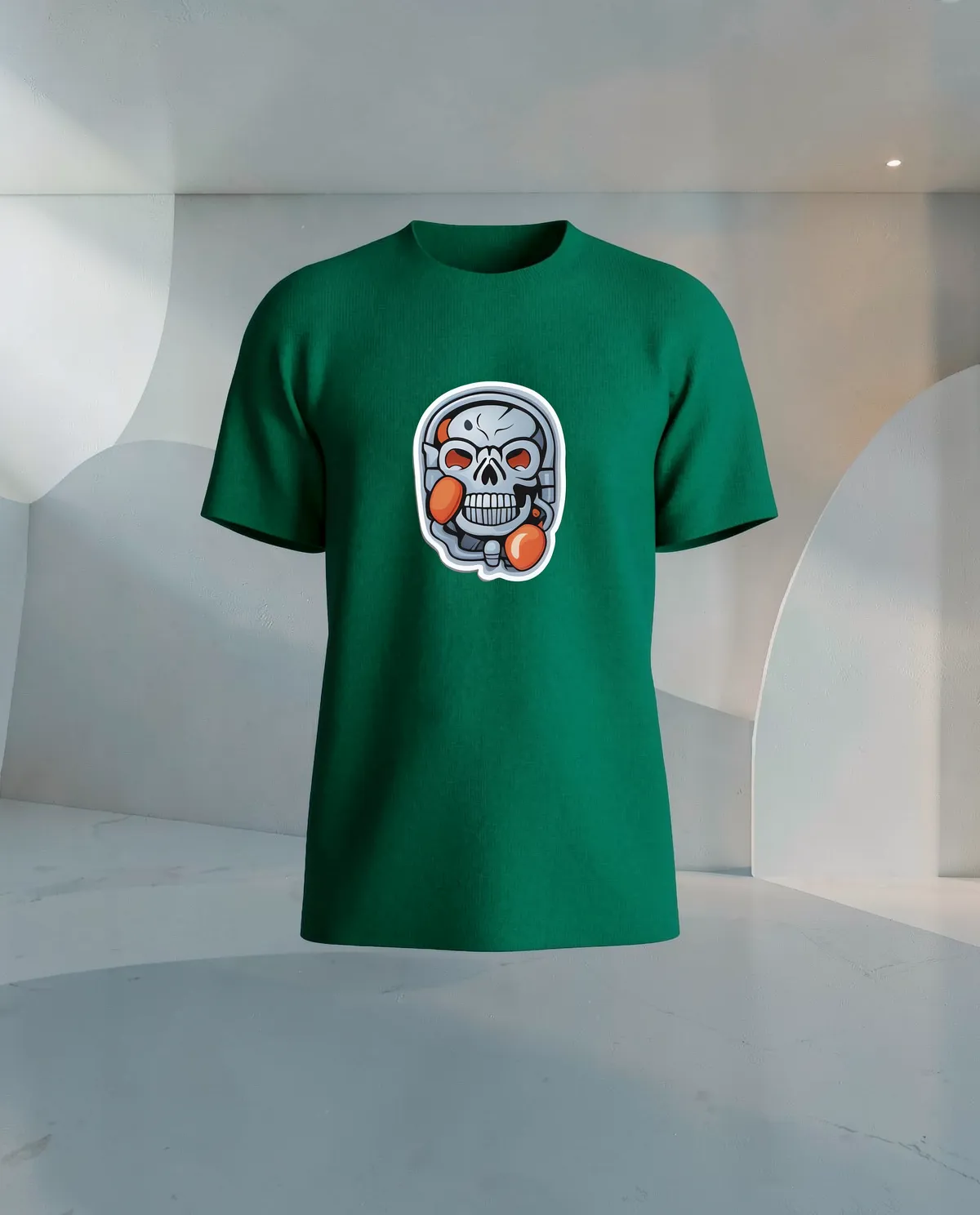 Green Eco Sustainable T-Shirt Modern Fit Soft Cotton 59