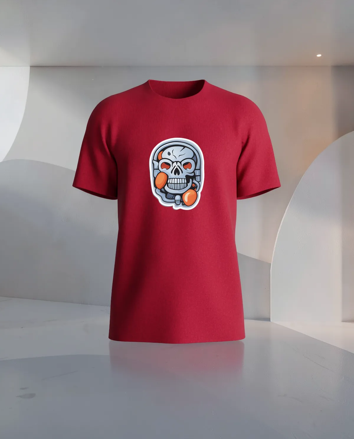 Red Eco‑Sustainable Organic Cotton T-Shirt 59