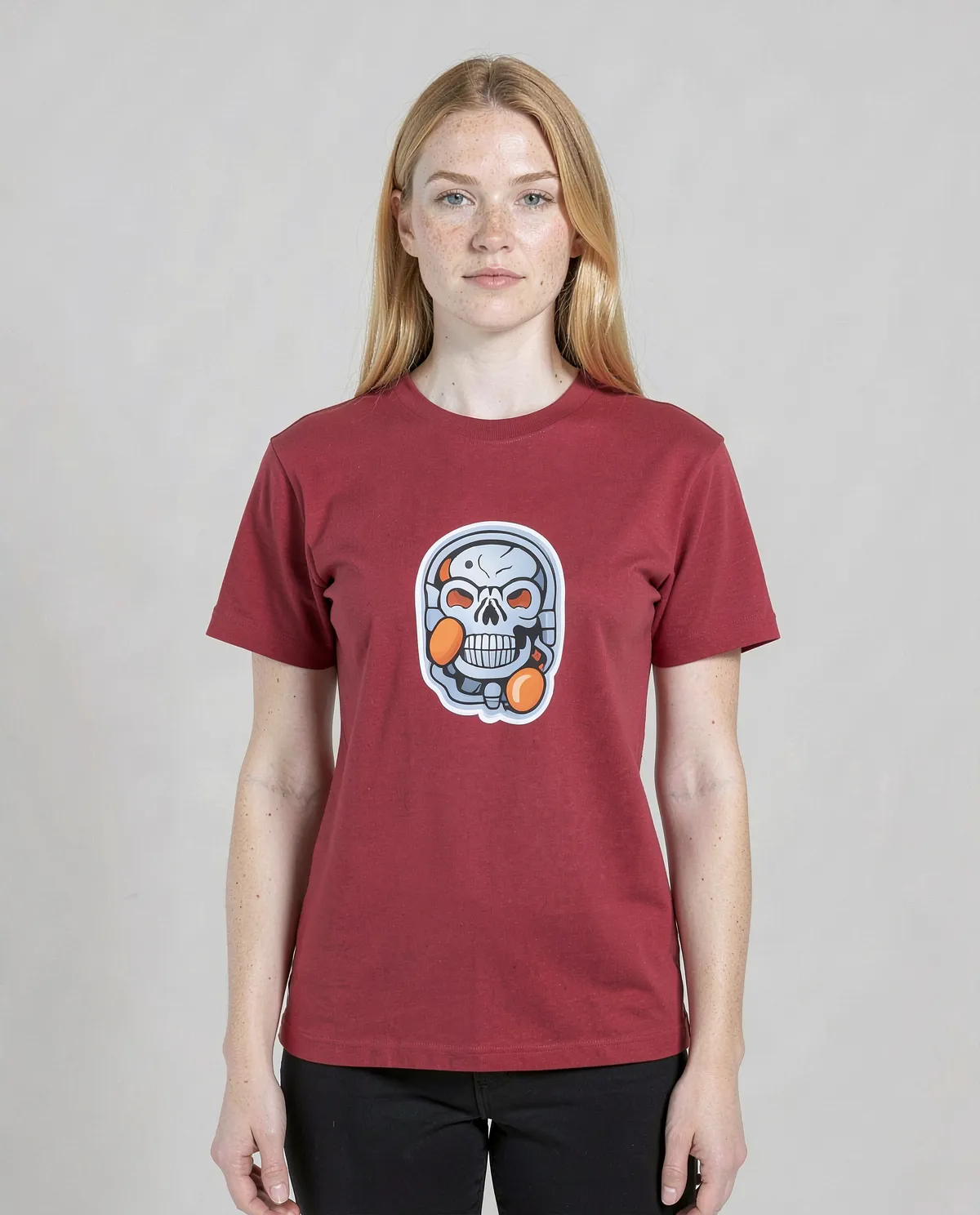Red Eco‑Sustainable Organic Cotton T-Shirt 0
