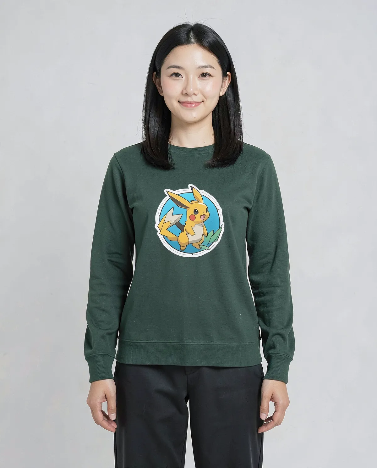 Green Print-Ready Unisex Sweatshirt 0