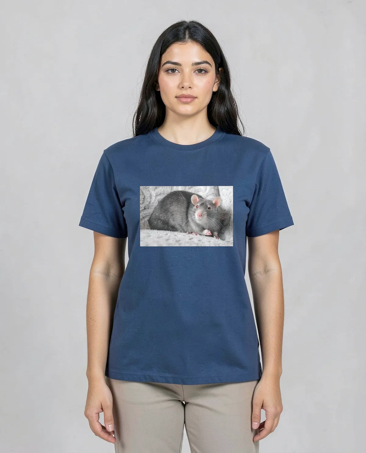 Blue Organic Cotton T-Shirt Modern Fit 0