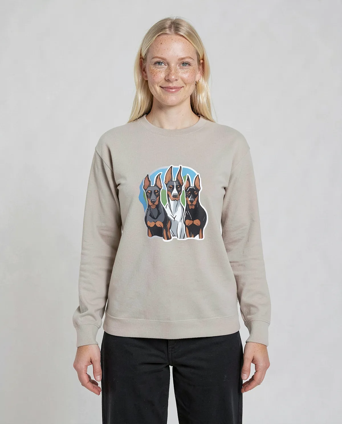 Cream Unisex Sweatshirt – Soft Organic Cotton Comfort 0