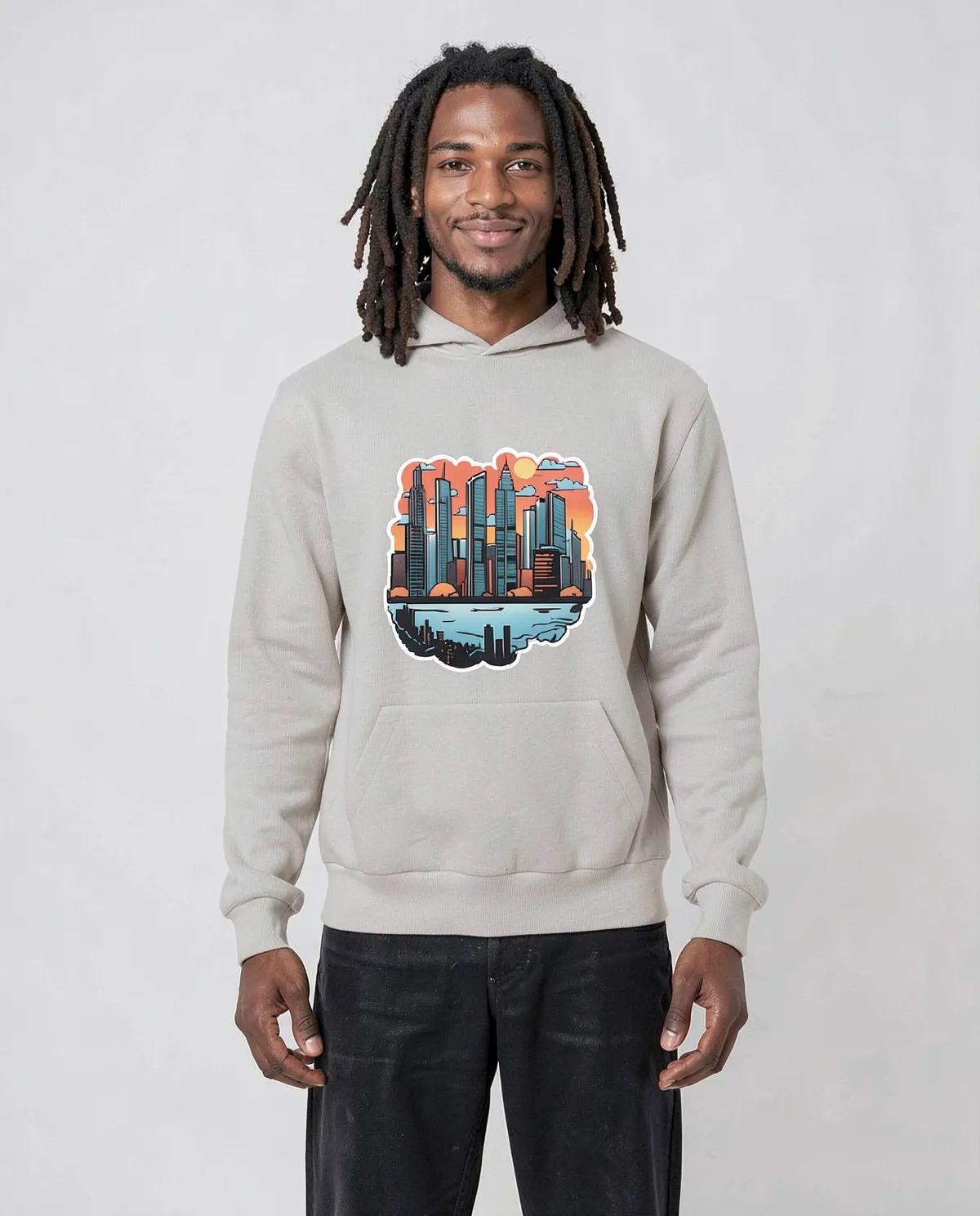 Cream Unisex Cotton Sweatshirt – Classic Crew Neck 0