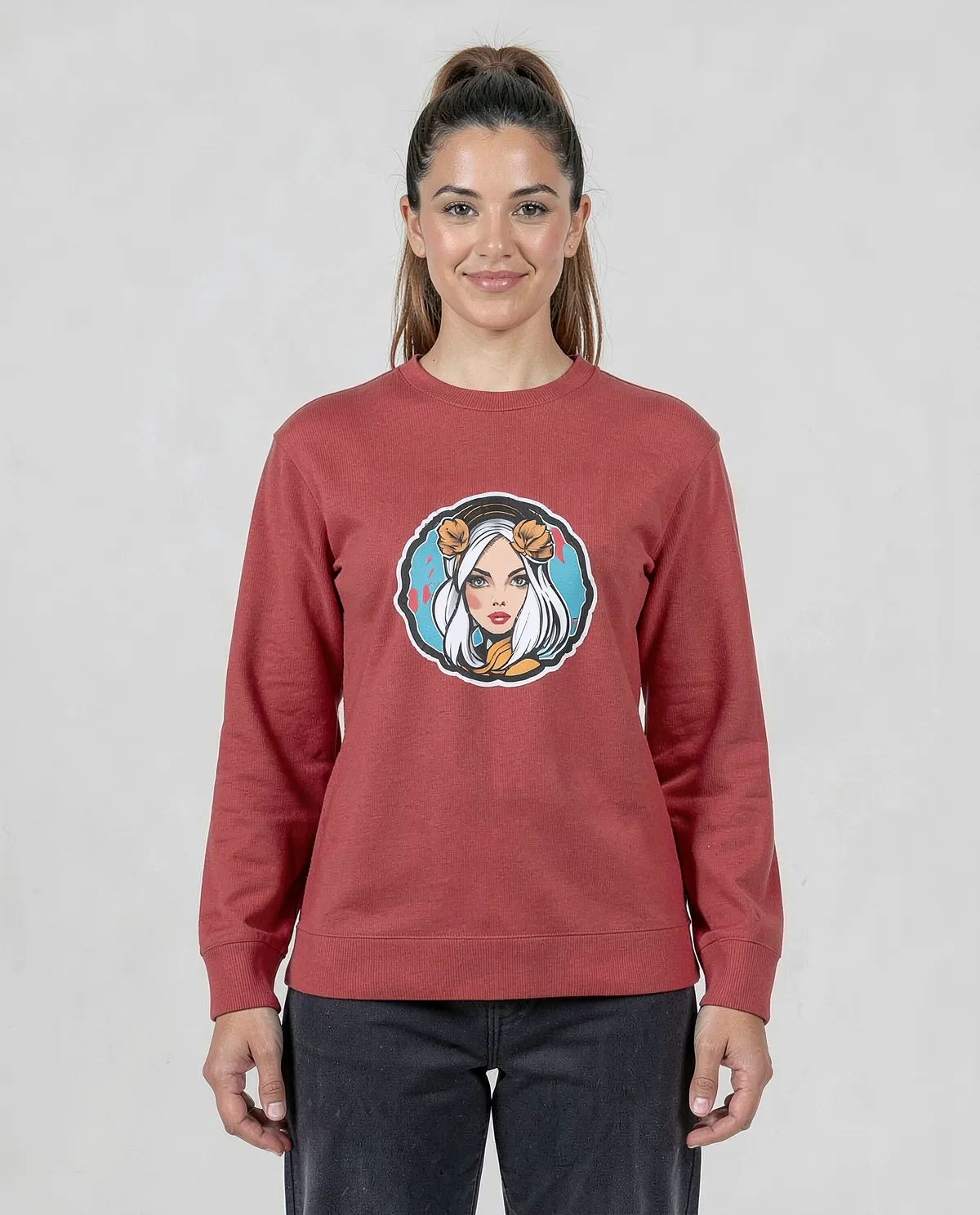Red Unisex Sweatshirt – Classic Comfort & Style 0