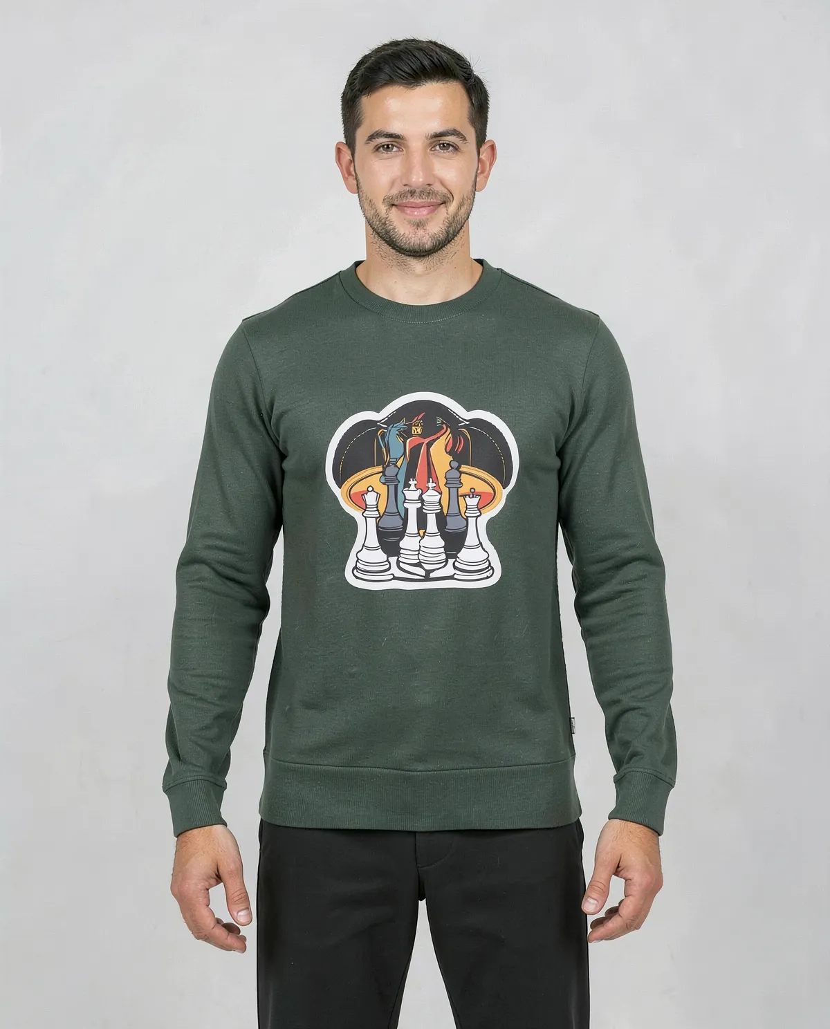 Green Organic Cotton Sweatshirt – Eco‑Sustainable Comfort 0