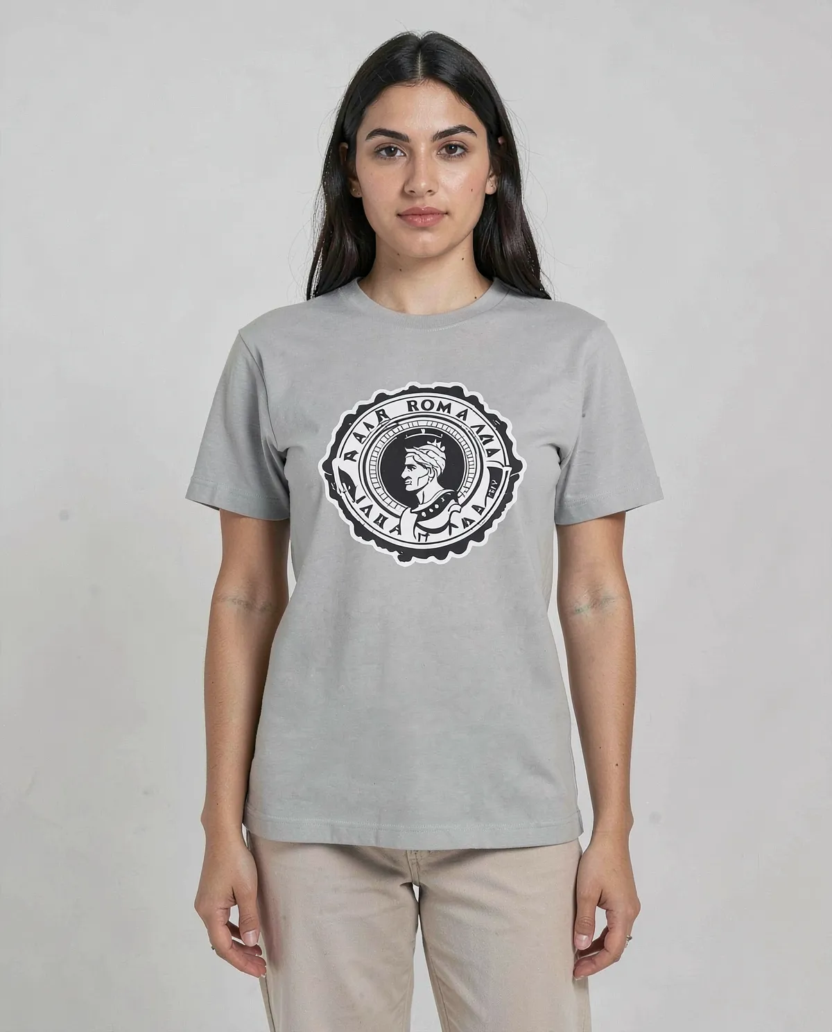 Grey Unisex Eco‑Sustainable T-Shirt with Soft Organic Cotton 0
