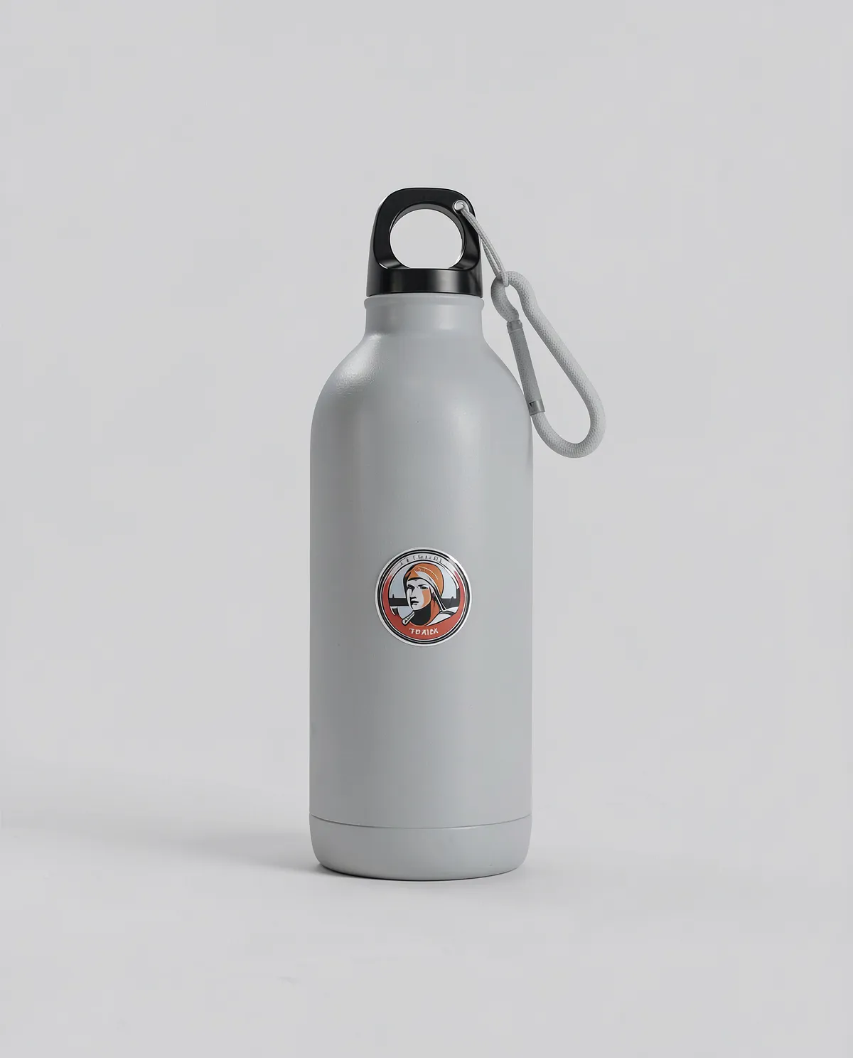 Eco-Friendly Recycled Aluminum Water Bottle with Carabiner 0