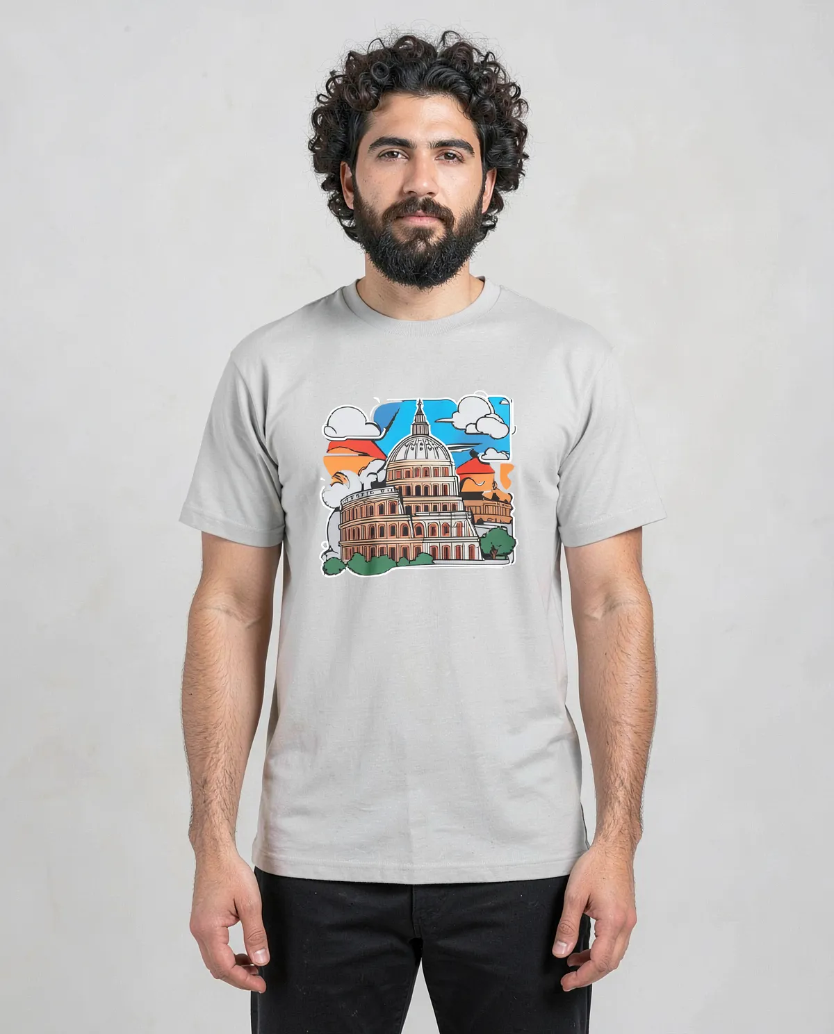 White Eco-Friendly Organic Cotton T-Shirt 0