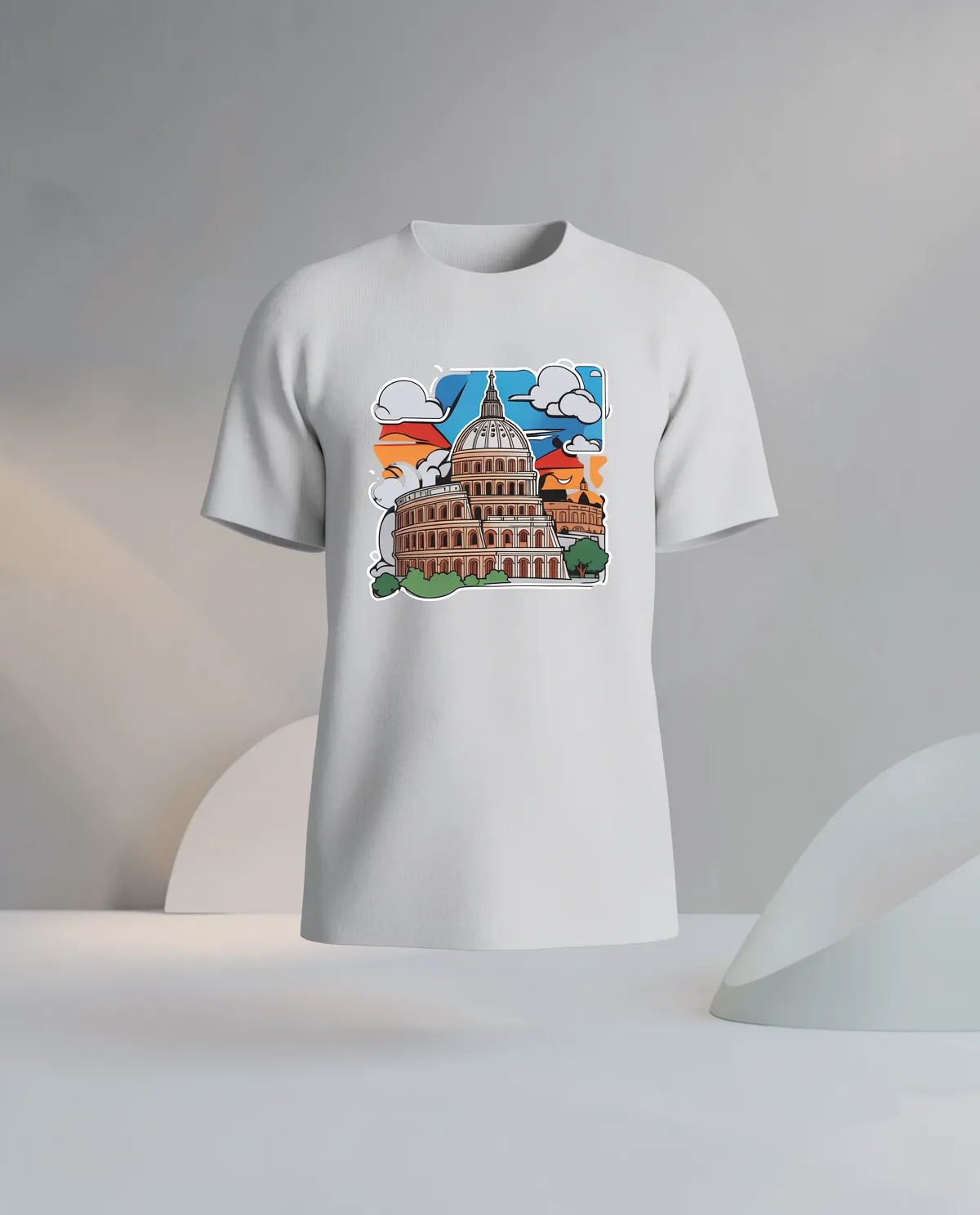 White Eco-Friendly Organic Cotton T-Shirt 59
