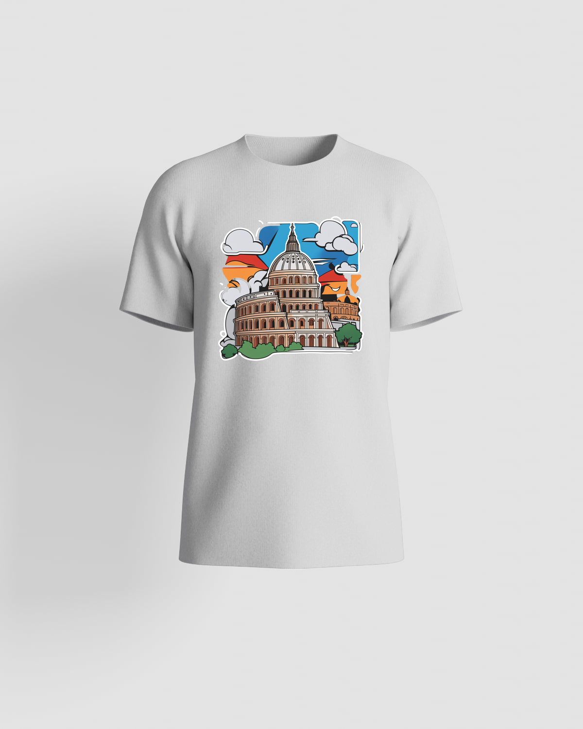 White Eco-Friendly Organic Cotton T-Shirt 59