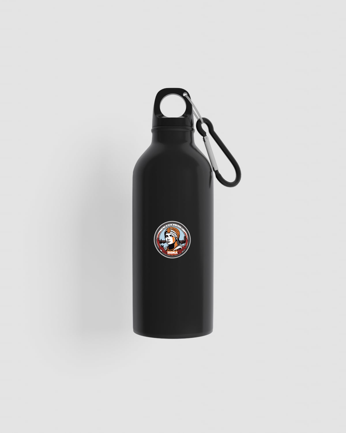 Recycled Aluminum Water Bottle with Carabiner Clip 59