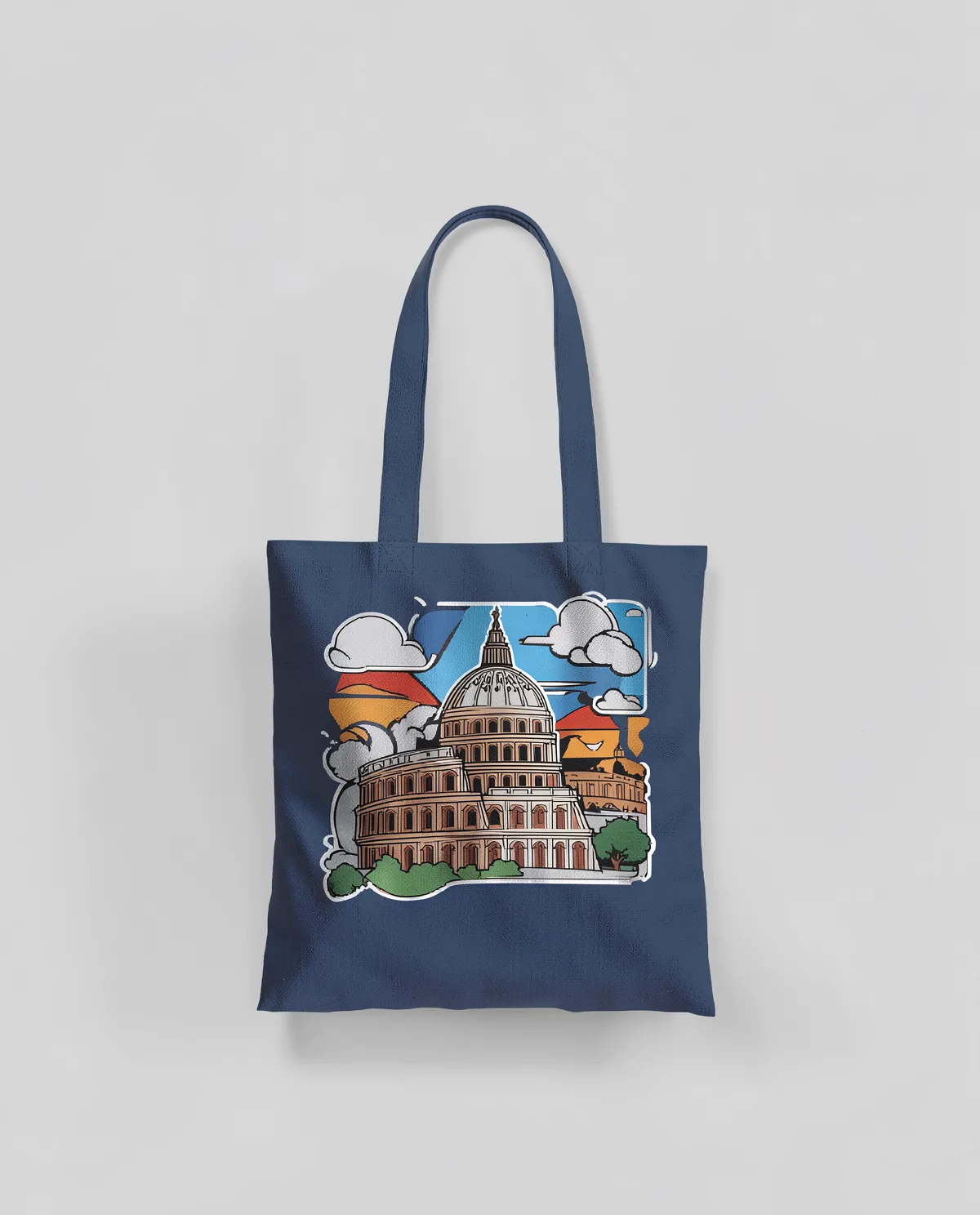 Durable Cotton Tote Bag – Smooth Surface for Custom Prints 0